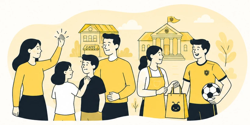Famiglie, attività locali e società sportive unite nella rete Weantz